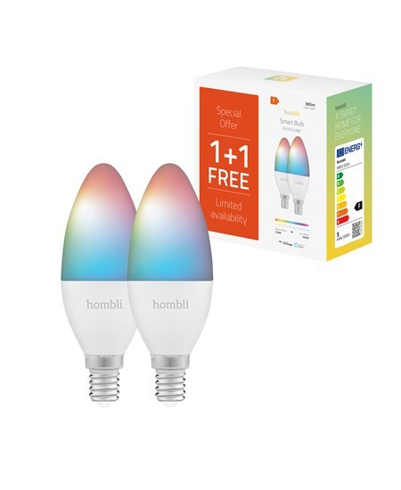 Smart Bulb 4.5W RGB & CCT (E14) V2, Promo Pack