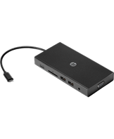 HP Travel USB-C Multi Port Hub, Black (Consumer)