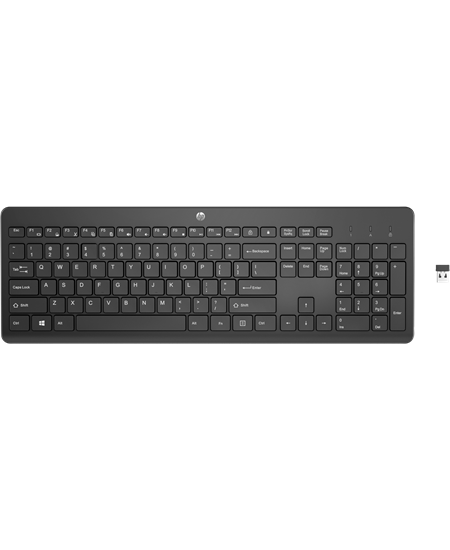 HP 230 Wireless Keyboard, Black - Nordic (Consumer)