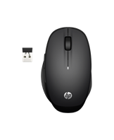 HP Dual Mode Black Mouse, Black (Consumer)
