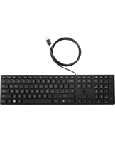 HP 320K Wired Keyboard, Black (Nordic)