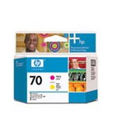 HP 70 magenta & yellow  printhead