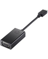 HP USB-C to VGA Adapter, Black (Consumer)