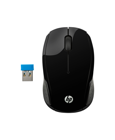 HP 200 Wireless Mouse, Black (Consumer)