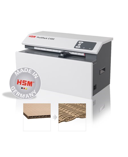 HSM ProfiPack papmakulator C400 bordmodel