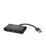 Kensington UH4000 USB 3.0 4-Port Hub, Black