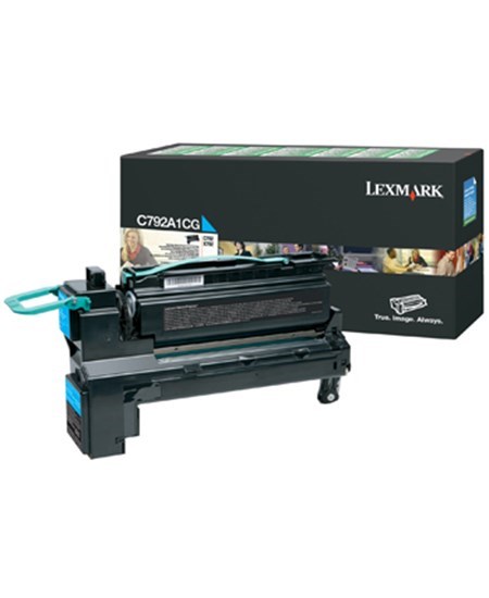 C792/ X792 toner Cyan 6K (return)