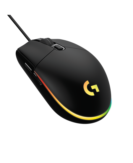 G203 LIGHTSYNC Gaming Mouse, Black