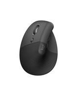 Logitech Lift Left Vertical Ergonomic Mouse, Graphite Black