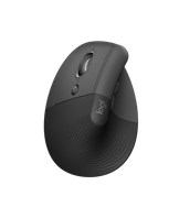 Lift Left Vertical Ergo Mouse for Business, Graphite/Black