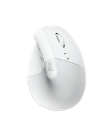 Lift Vertical Ergonomic Mouse for Business, White/Grey