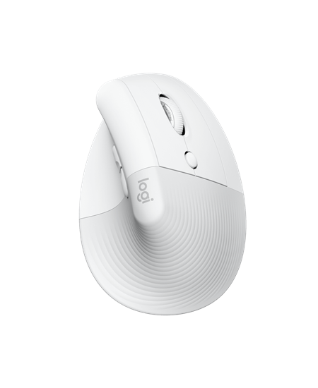 Lift Vertical Ergonomic Mouse for Business, White/Grey