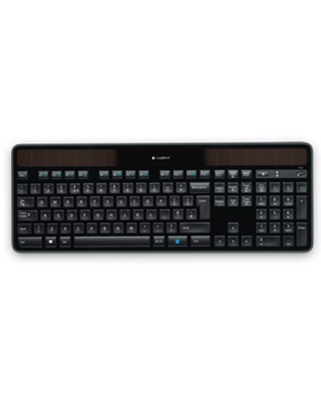 K750 Solar Wireless Keyboard, Black (Nordic)