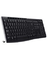 K270 Wireless Keyboard, Black (Nordic)