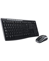 MK270 Wireless Desktop Set, Black (Nordic)