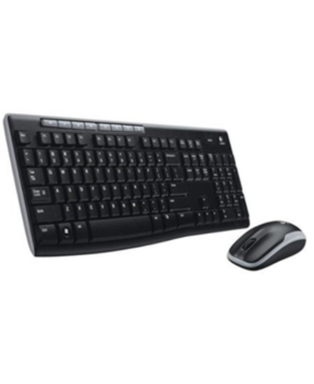 MK270 Wireless Desktop Set, Black (Nordic)