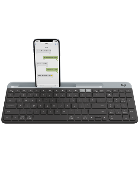 K580 Slim Multi-Device Wireless Keyboard, Graphite (Nordic)