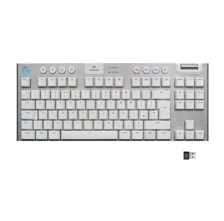 G915 Wireless Gaming Keyboard Tactile, White (Nordic)