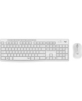 MK295 Silent Wireless Combo Desktop set, Off White (Nordic)