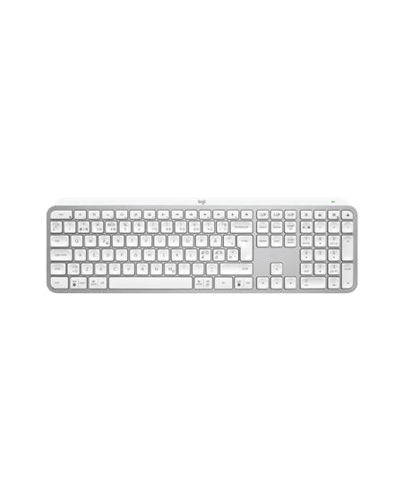 MX Keys S Wireless Keyboard, Pale Grey (Nordic)