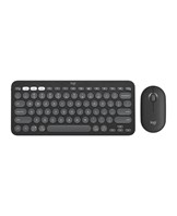 Pebble 2 Combo Wireless Keyb/Mouse, Tonal Graphite (Nordic)