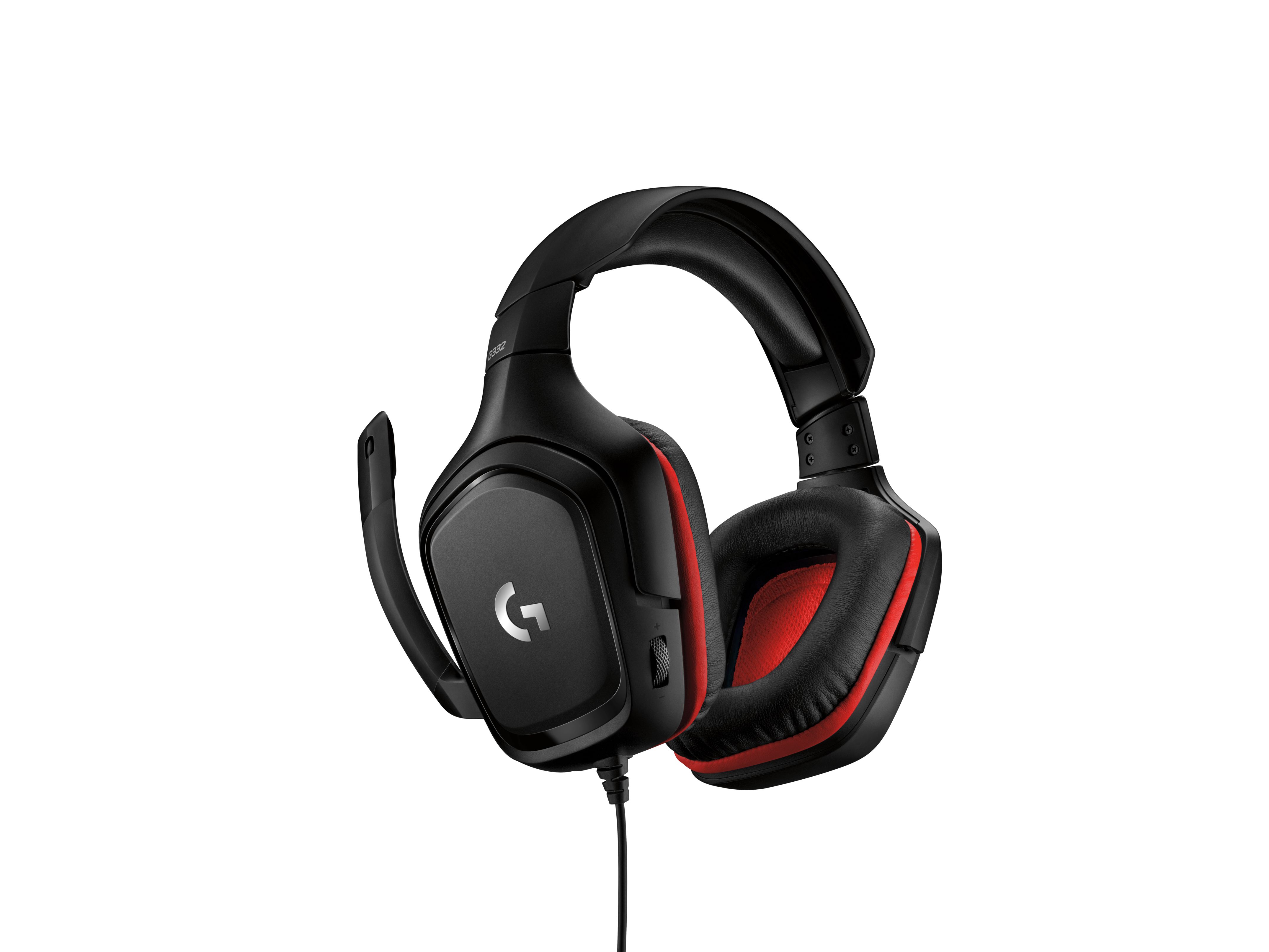 G332 Gaming Headset Leatheratte, Black