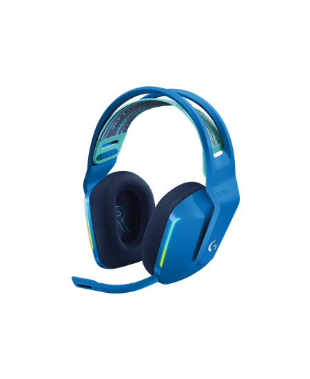 G733 LIGHTSPEED Wireless RGB Gaming Headset, Blue