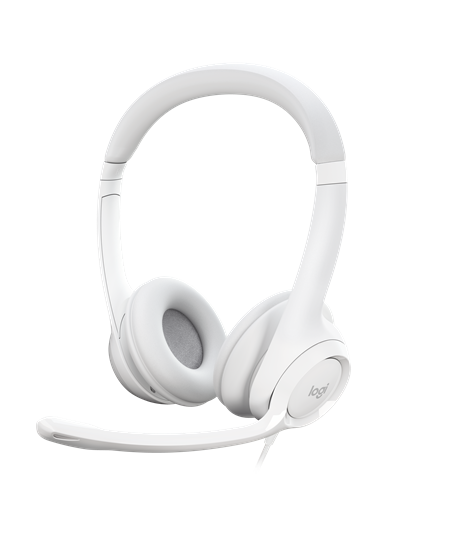 H390 USB Computer Headset, Off-white