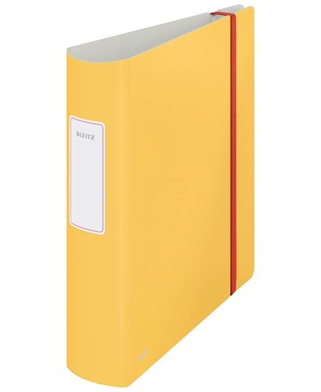 Brevordner Cosy Active PP A4 80mm gul