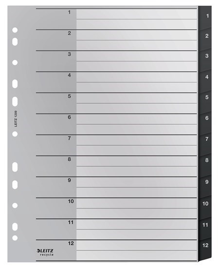 Register recycle PP A4 1-12 sort