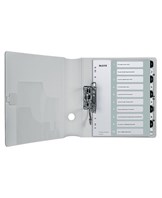 Register printbar PP A4+ 1-10 hvid/sort