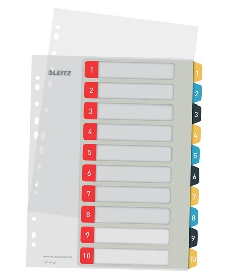 Register printbar PP A4+ 1-10 Cosy farver