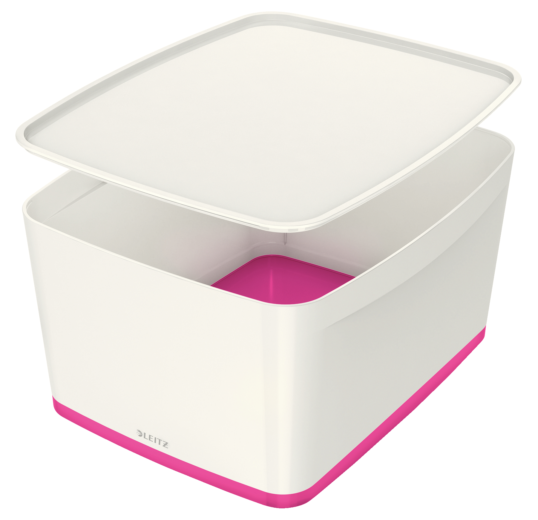 Opbevaringsboks MyBox L hvid/pink
