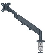 Monitor Arm Ergo Space Saving Single, Dark Grey