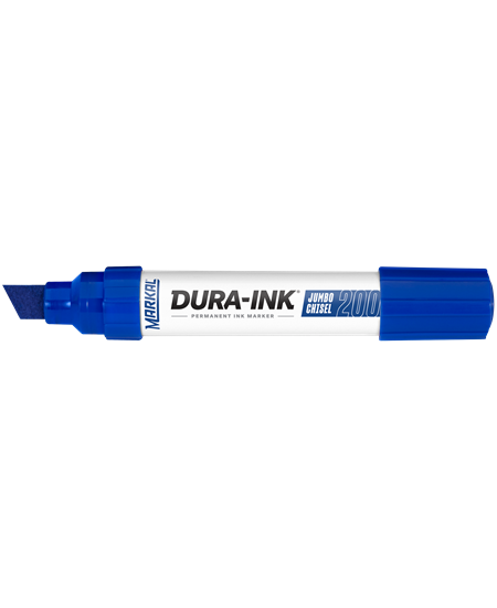 Markal Dura Ink Jumbo Chisel 200 Blue