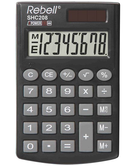 Rebell pocket calculator HC208