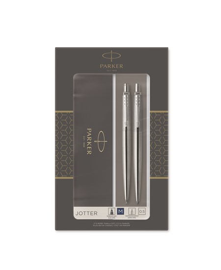 Parker Duosæt Jotter 77% recycled CT kuglepen+stiftblyant sø