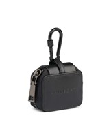 AirPods Bag incl. hook with lock - Black with black zipper