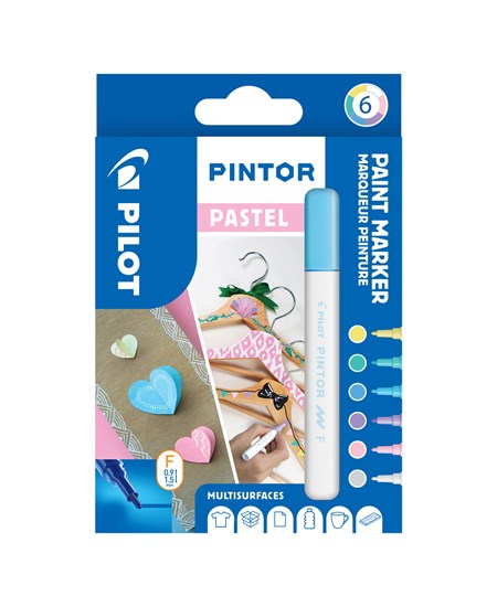 Marker Pintor Fine Pastel Mix 1,0 ass (6)