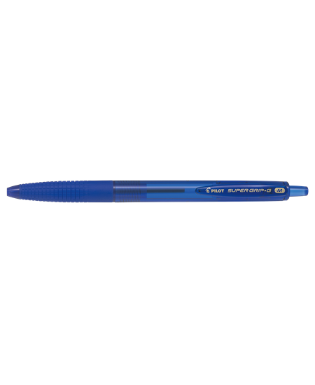Kuglepen m/klik Super Grip G 1,0 blå