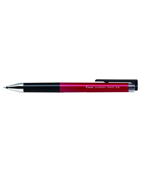 Gelpen m/klik Synergy Point 0,5 rød