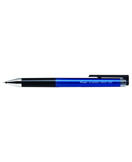 Gelpen m/klik Synergy Point 0,5 blå