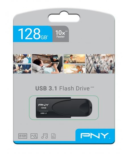 USB 3.1 Attache 4 128GB, Black
