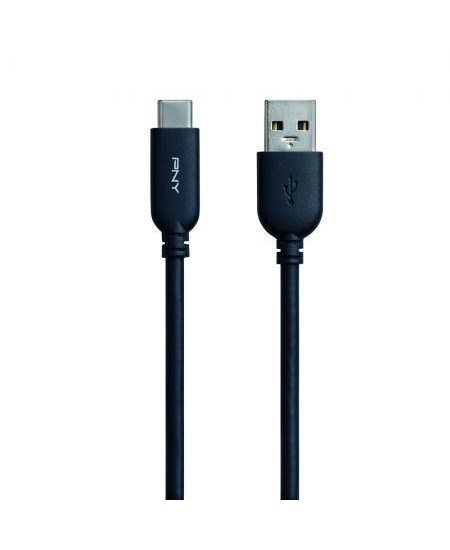 USB-A to USB-C 2.0, Black (3m)