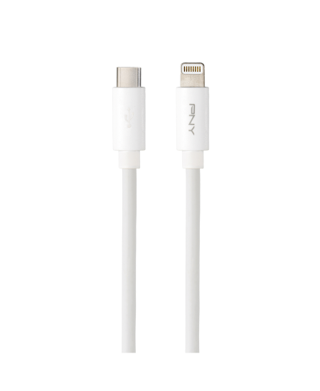 PNY USB-C to Lightning, White (3m)