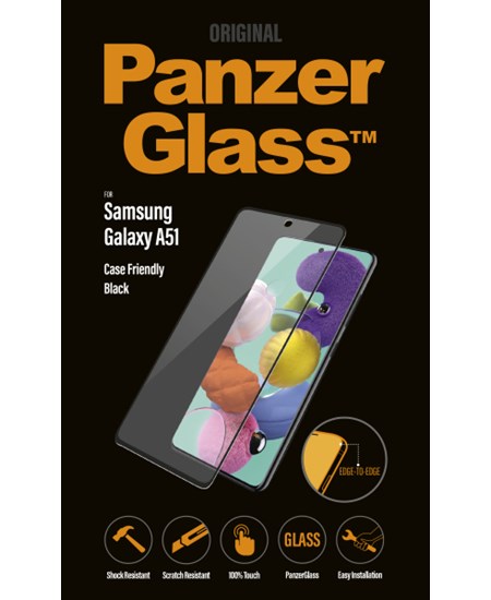 PanzerGlass Samsung Galaxy A51 Case Friendly, Black