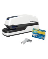 Hæftemaskine elektrisk Optima GripE t/20ark hvid