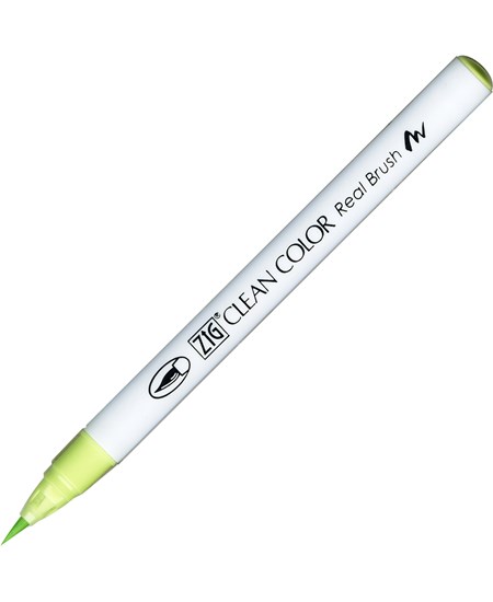 Zig Clean Color Pensel Pen 045 fl. Bleg Grøn