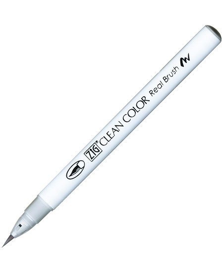 Zig Clean Color Pensel Pen 097 fl. Bleg Grå