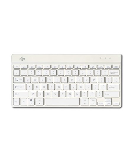 R-Go Compact Break ergonomic wired keyboard, White (Nordic)